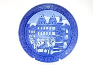 ROYAL COPENHAGEN　ロイヤルコペンハーゲン　「Christmas at Amagertorv」　イヤープレート(2009年)　洋食器